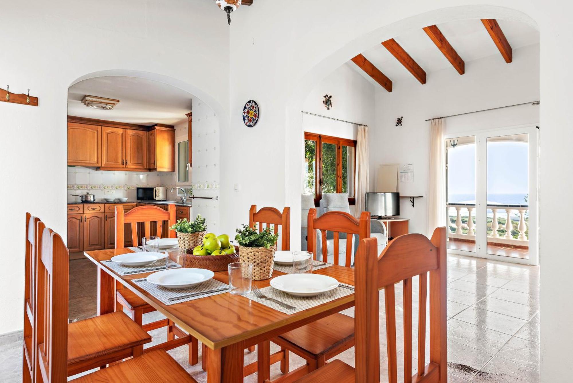 Villa Los Pinos Son Bou Bagian luar foto