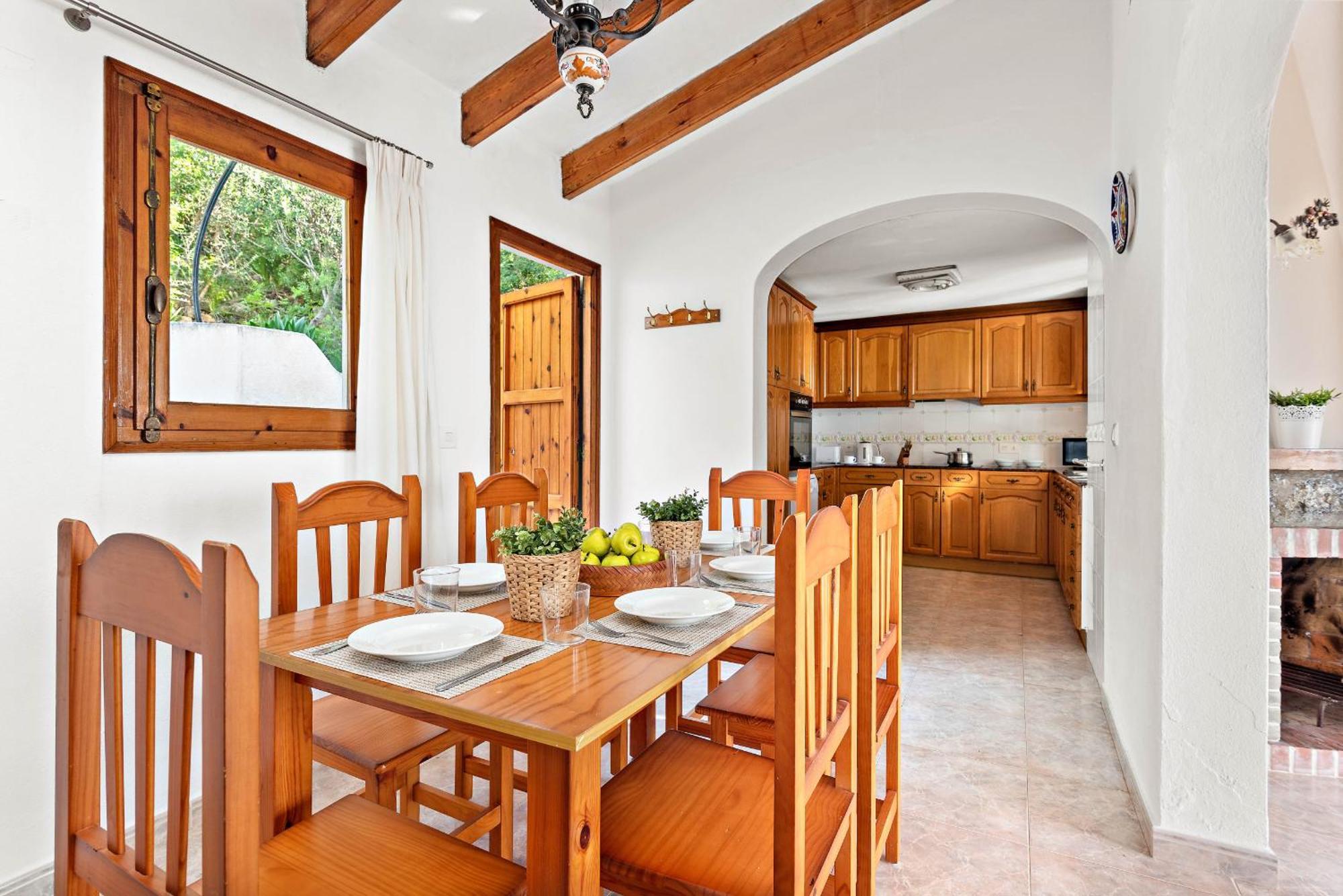 Villa Los Pinos Son Bou Bagian luar foto